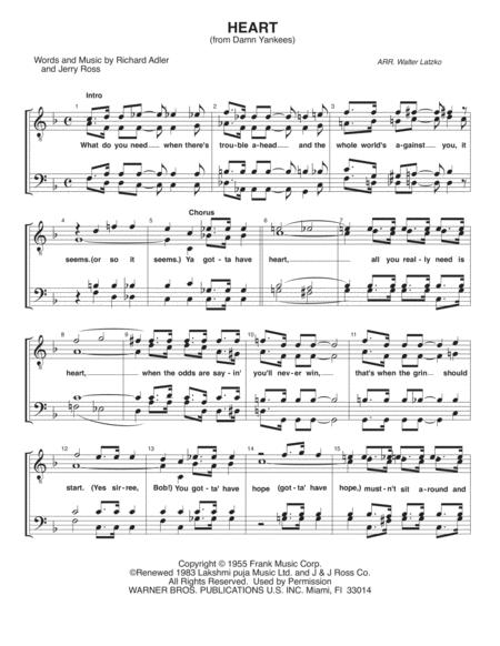 Free Sheet Music Heart