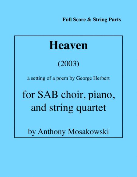 Free Sheet Music Heaven Full Score String Parts