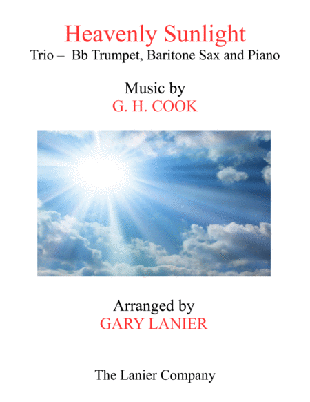 Free Sheet Music Heavenly Sunlight Trio Bb Trumpet Baritone Sax Piano With Score Parts