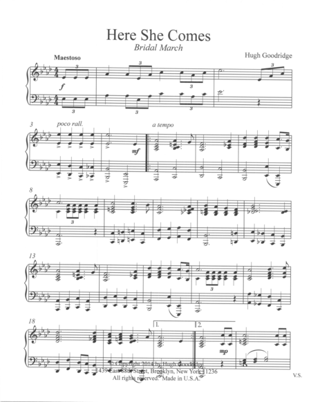 Here She Comes Sheet Music