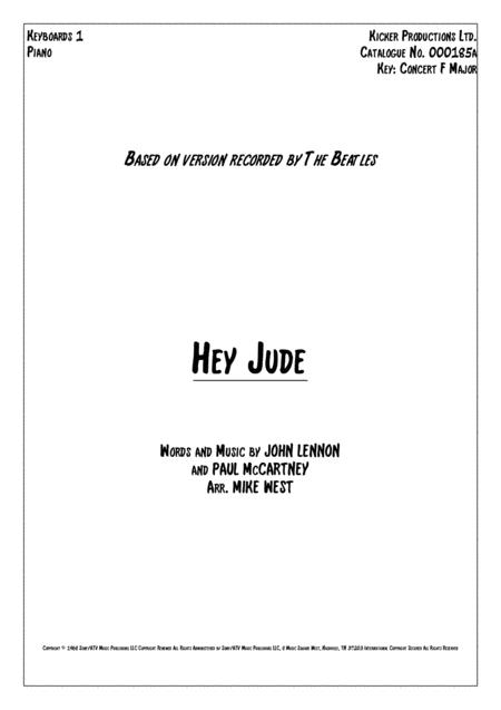 Hey Jude Keyboards 1 Sheet Music