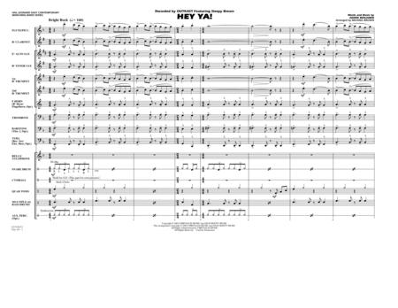 Hey Ya Arr Michael Brown Conductor Score Full Score Sheet Music