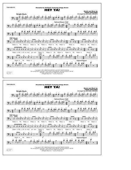 Hey Ya Arr Michael Brown Trombone Sheet Music