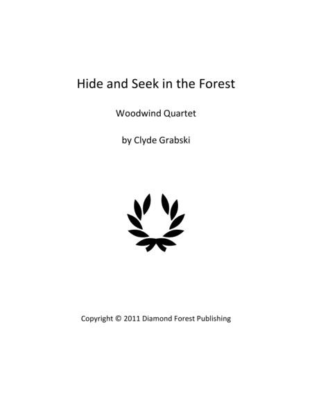 Free Sheet Music Hide And Seek In The Forest Woodwind Quartet