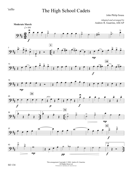 High School Cadets Sheet Music