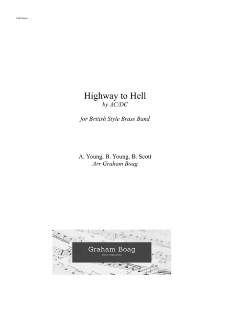 Highway To Hell For British Style Brass Band Sheet Music