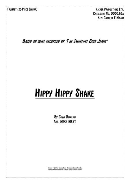 Free Sheet Music Hippy Hippy Shake 2 Piece Brass Section