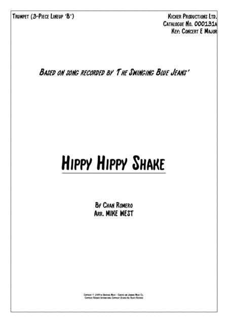 Hippy Hippy Shake 3 Piece Brass Section B Sheet Music