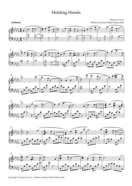 Free Sheet Music Holding Hands