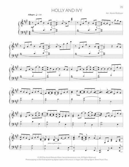 Free Sheet Music Holly And Ivy From Winterludes