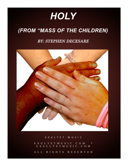 Holy From Mass Of The Children Sheet Music