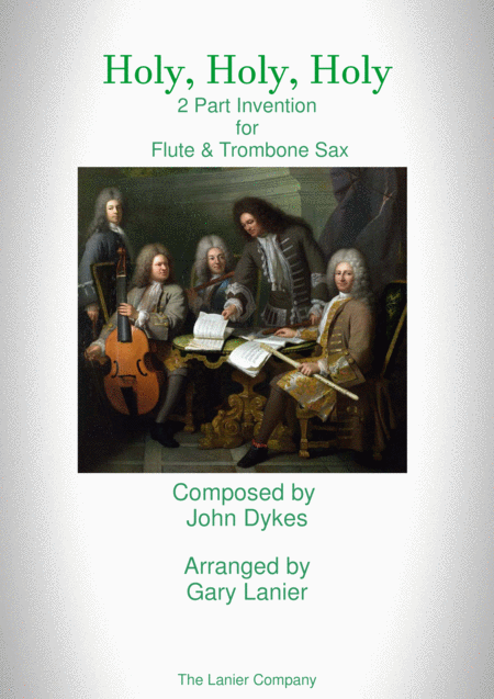 Free Sheet Music Holy Holy Holy 2 Part Invention For Flute And Trombone