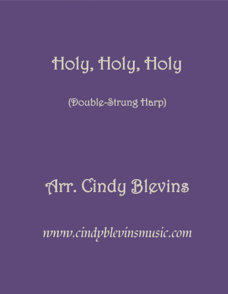Free Sheet Music Holy Holy Holy Arranged For Double Strung Harp