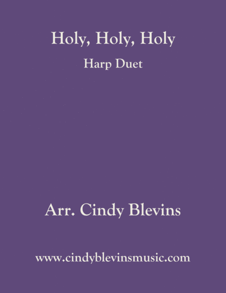 Free Sheet Music Holy Holy Holy Arranged For Harp Duet