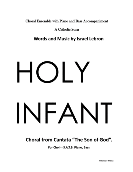 Holy Infant Sheet Music