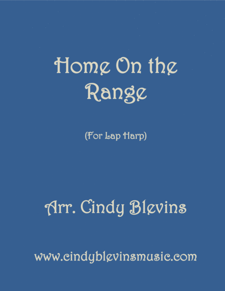 Home On The Range Arranged For Lap Harp From My Book Feast Of Favorites Vol 4 Sheet Music