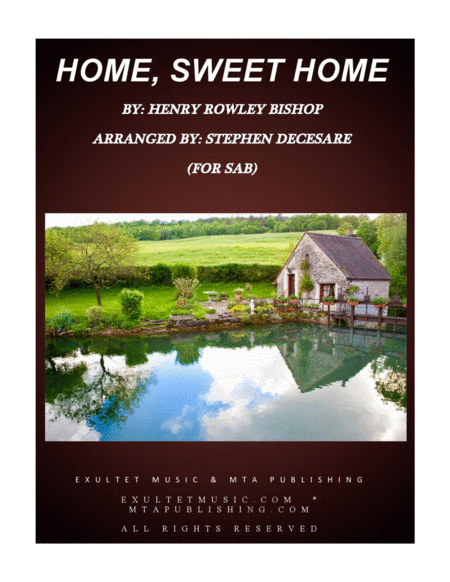 Home Sweet Home Sab Sheet Music