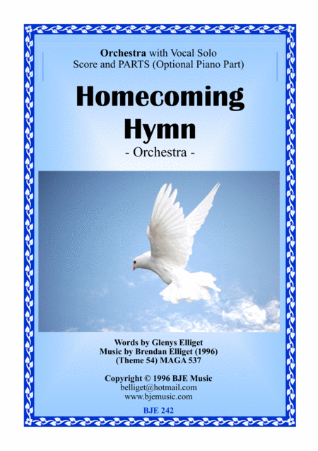 Free Sheet Music Homecoming Hymn Orchestra With Solo Voice Score And Parts Pdf
