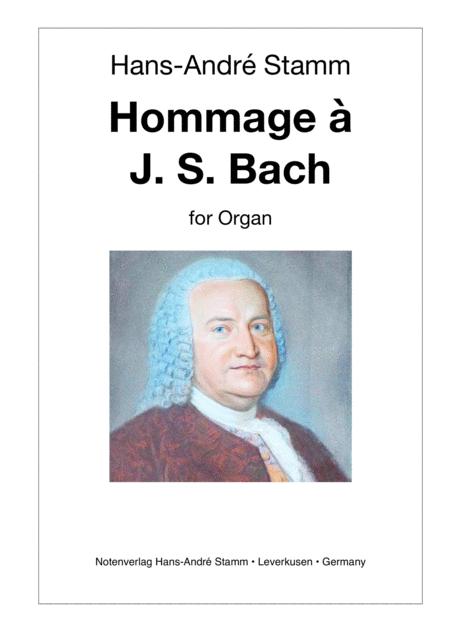 Hommage A Js Bach For Organ Sheet Music