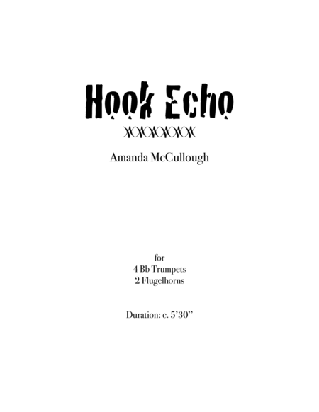 Free Sheet Music Hook Echo
