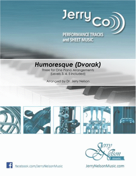 Humoresque Dvorak 3 For 1 Piano Standalone Arr S Sheet Music