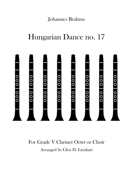 Free Sheet Music Hungarian Dance No 17
