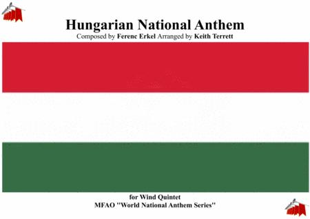 Hungarian National Anthem For Wind Quintet Mfao World National Anthem Series Sheet Music