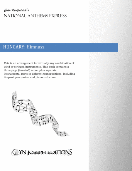 Hungary National Anthem Himnusz Sheet Music