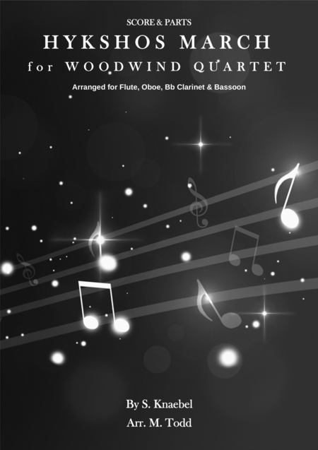 Hykshos March For Woodwind Quartet Sheet Music