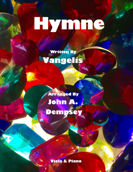 Free Sheet Music Hymne Vangelis Viola And Piano