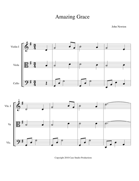 Hymns For String Trio Book 1 Violin Viola Cello Sheet Music