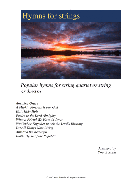 Free Sheet Music Hymns For Strings Popular Hymns For String Quartet Or String Orchestra