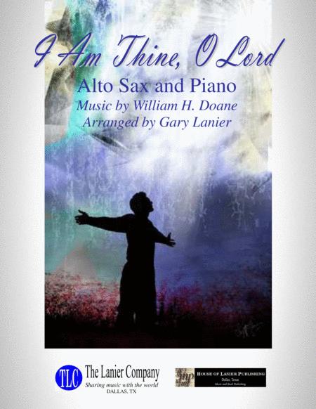 Free Sheet Music I Am Thine O Lord For Alto Sax And Piano With Score Part