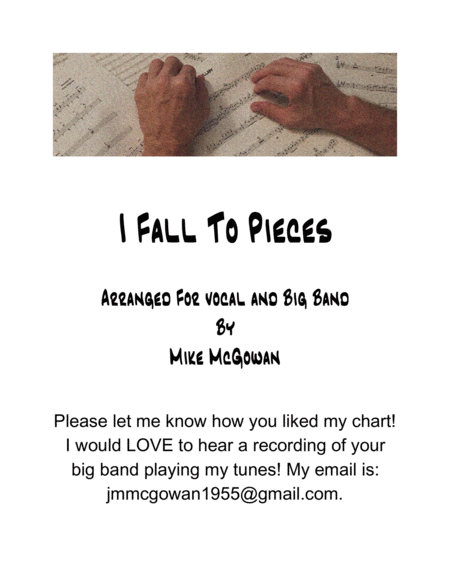 Free Sheet Music I Fall To Pieces