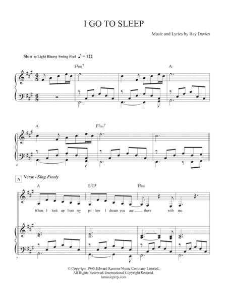 I Go To Sleep Sheet Music