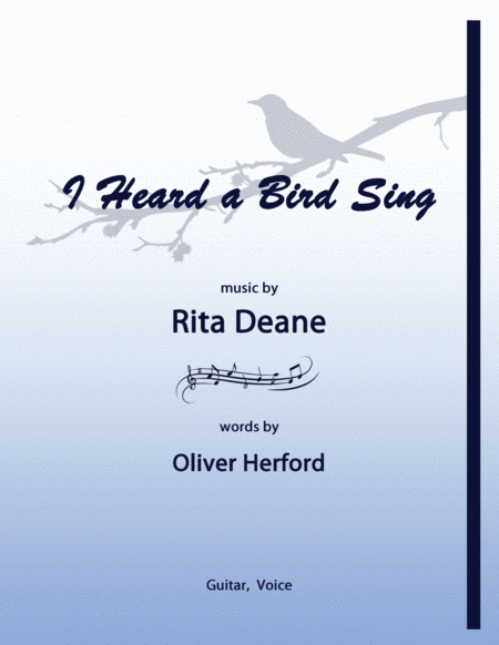 Free Sheet Music I Heard A Bird Sing
