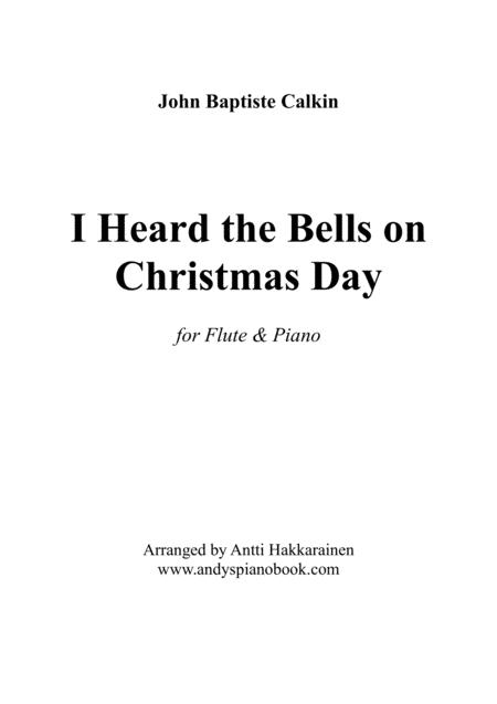 I Heard The Bells On Christmas Day Flute Piano Sheet Music