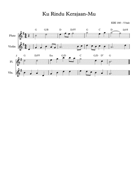 I Love Your Kingdom Lord Sheet Music