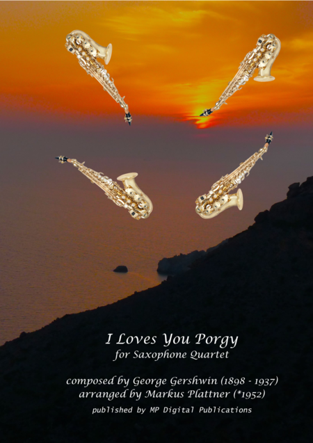 I Loves You Porgy For Saxophone Quartet Sheet Music