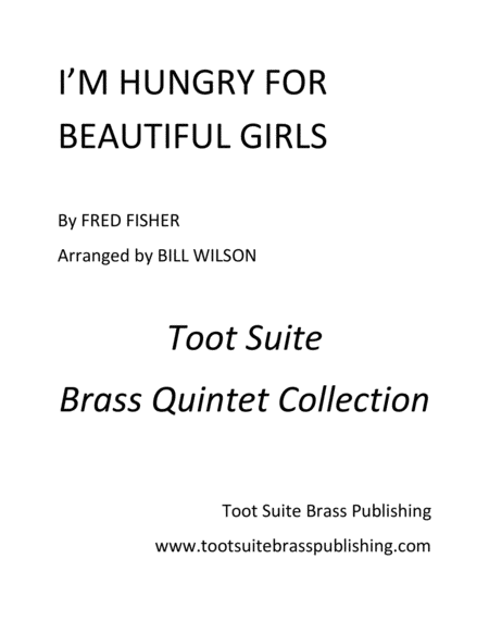 Free Sheet Music I M Hungry For Beautiful Girls