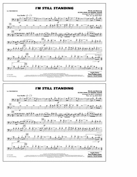 I M Still Standing Arr Matt Conaway And Jack Holt 1st Trombone Sheet Music