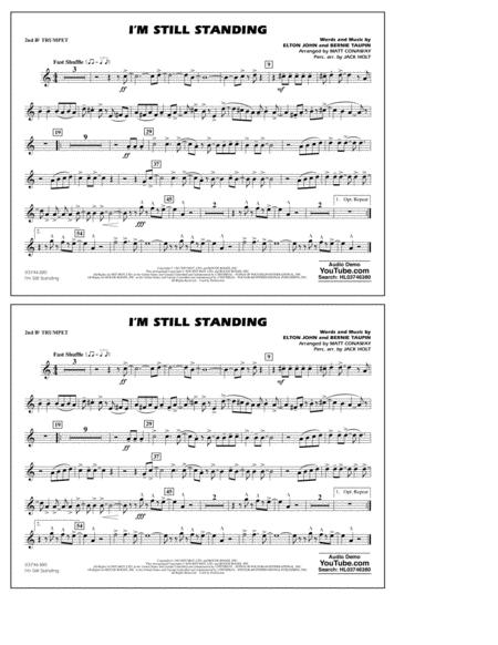 I M Still Standing Arr Matt Conaway And Jack Holt 2nd Bb Trumpet Sheet Music