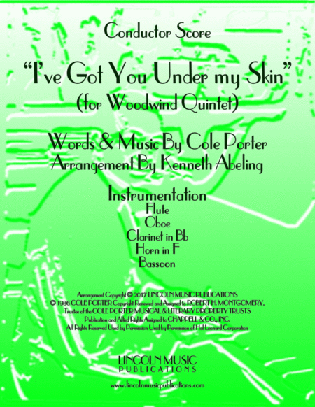 I Ve Got You Under My Skin For Woodwind Quintet Sheet Music