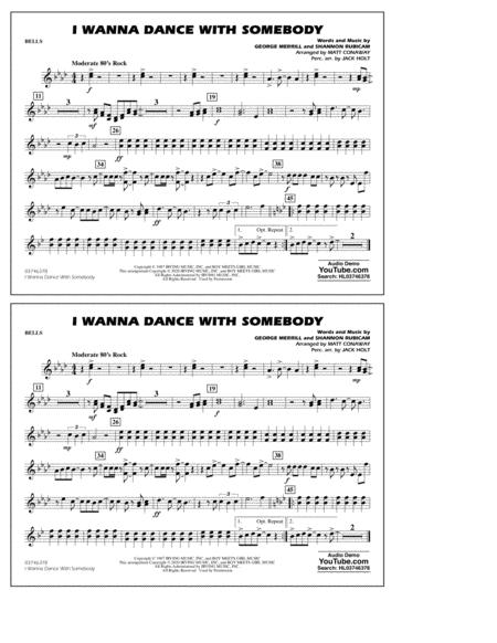 Free Sheet Music I Wanna Dance With Somebody Arr Conaway And Holt Bells