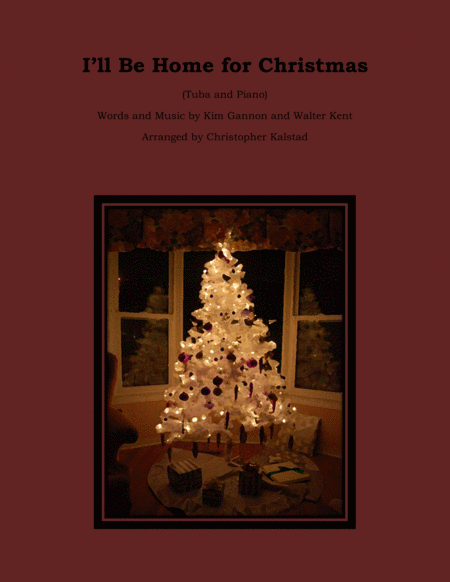 Free Sheet Music I Will Be Home For Christmas Tuba And Piano