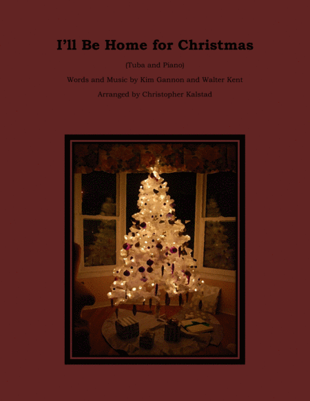 I Will Be Home For Christmas Tuba And Piano Sheet Music