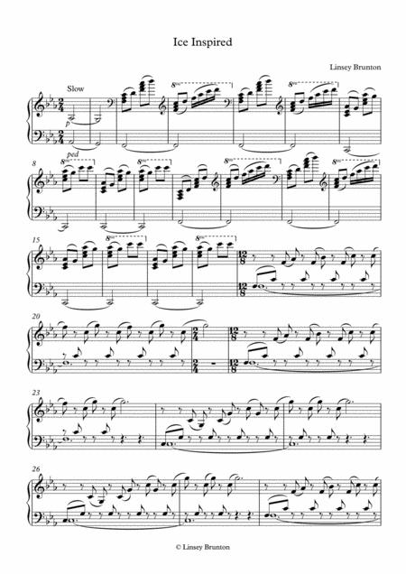 Ice Inspired Sheet Music