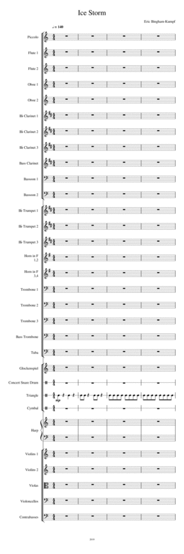 Ice Storm Sheet Music