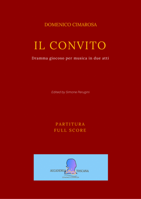 Il Convito Full Score Sheet Music