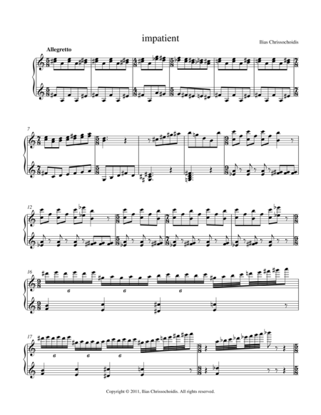 Impatient Sheet Music